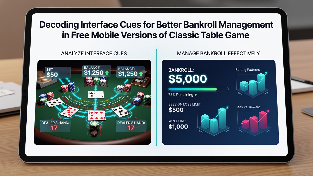Detailansicht eines Roulette-Interfaces mit Trendgraph und Bankroll-Cues in der mobilen Demo