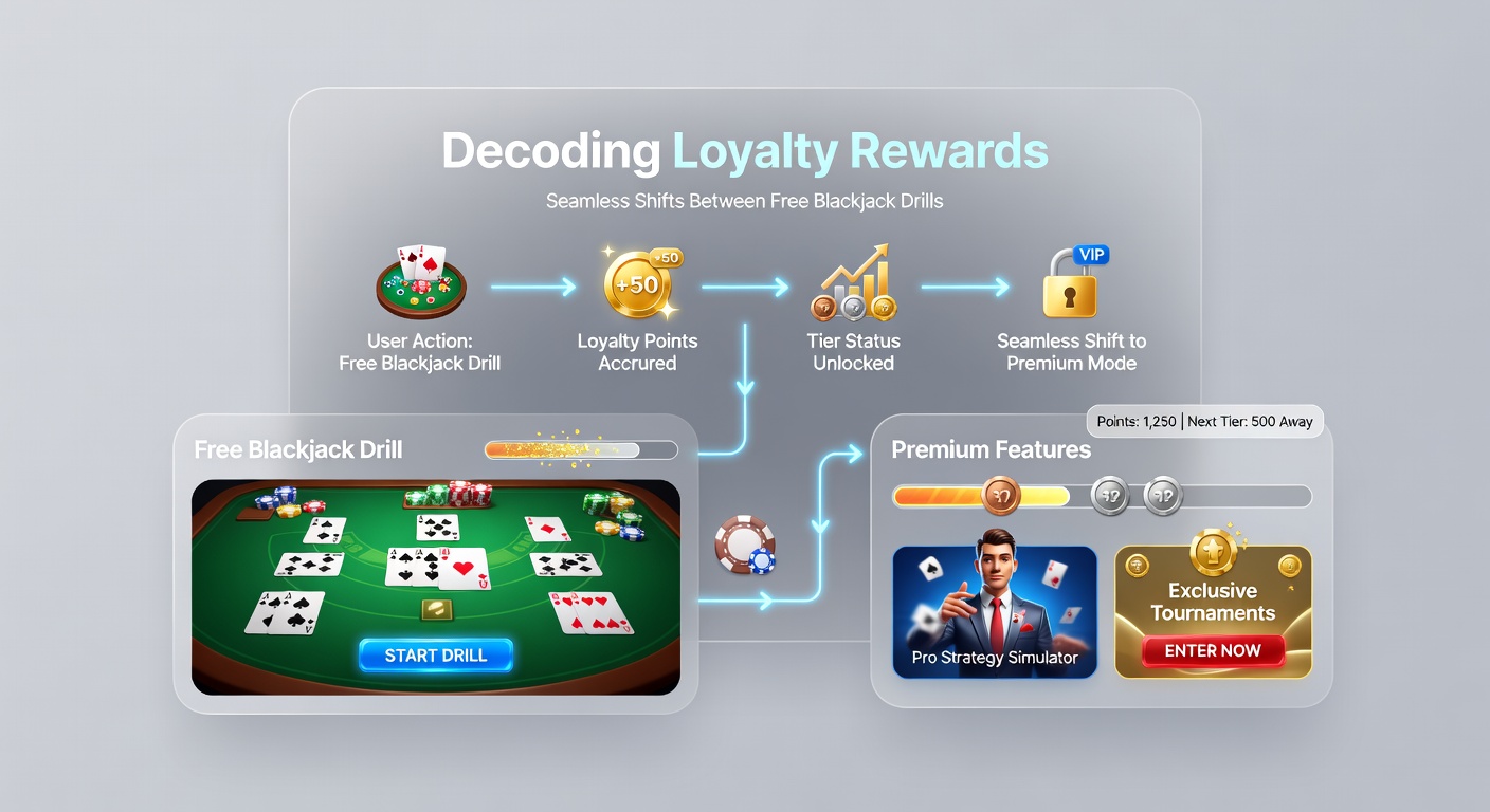 Spieler wechselt in einer App von Blackjack-Übung zu Live-Roulette mit aktivierten Loyalitätsboni