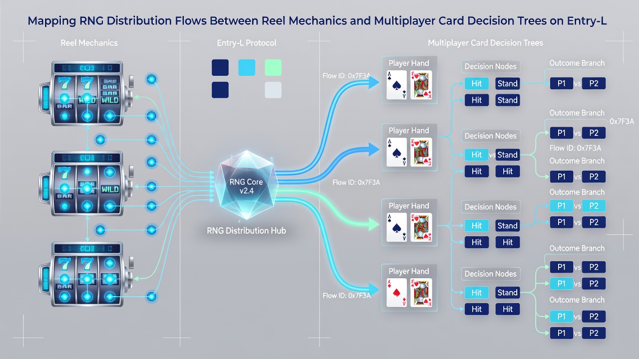 Visualisierung von Entscheidungsbäumen und RNG-Flüssen in Smartphone-basierten Kartensimulationen